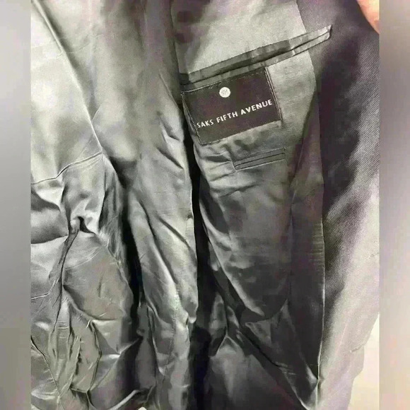 BOSS Hugo Boss Men’s 40L Black Blazer Suit Top Wool Lined Collar Business Sleek - Picture 9 of 12